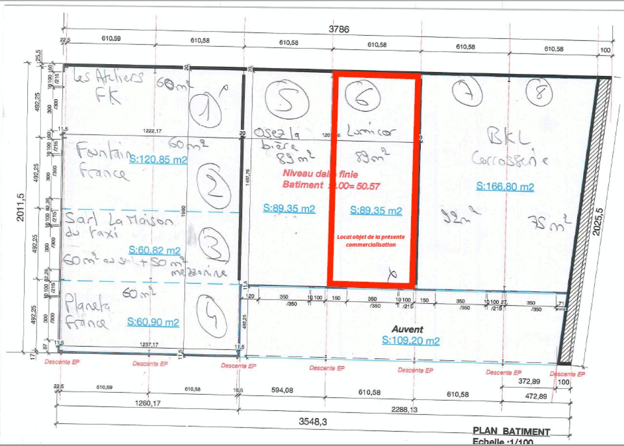 Local d'activité Saint-Georges-d'Orques 90m² Location local d'activité Saint-Georges-d'Orques Hérault OLACT2530673 7
